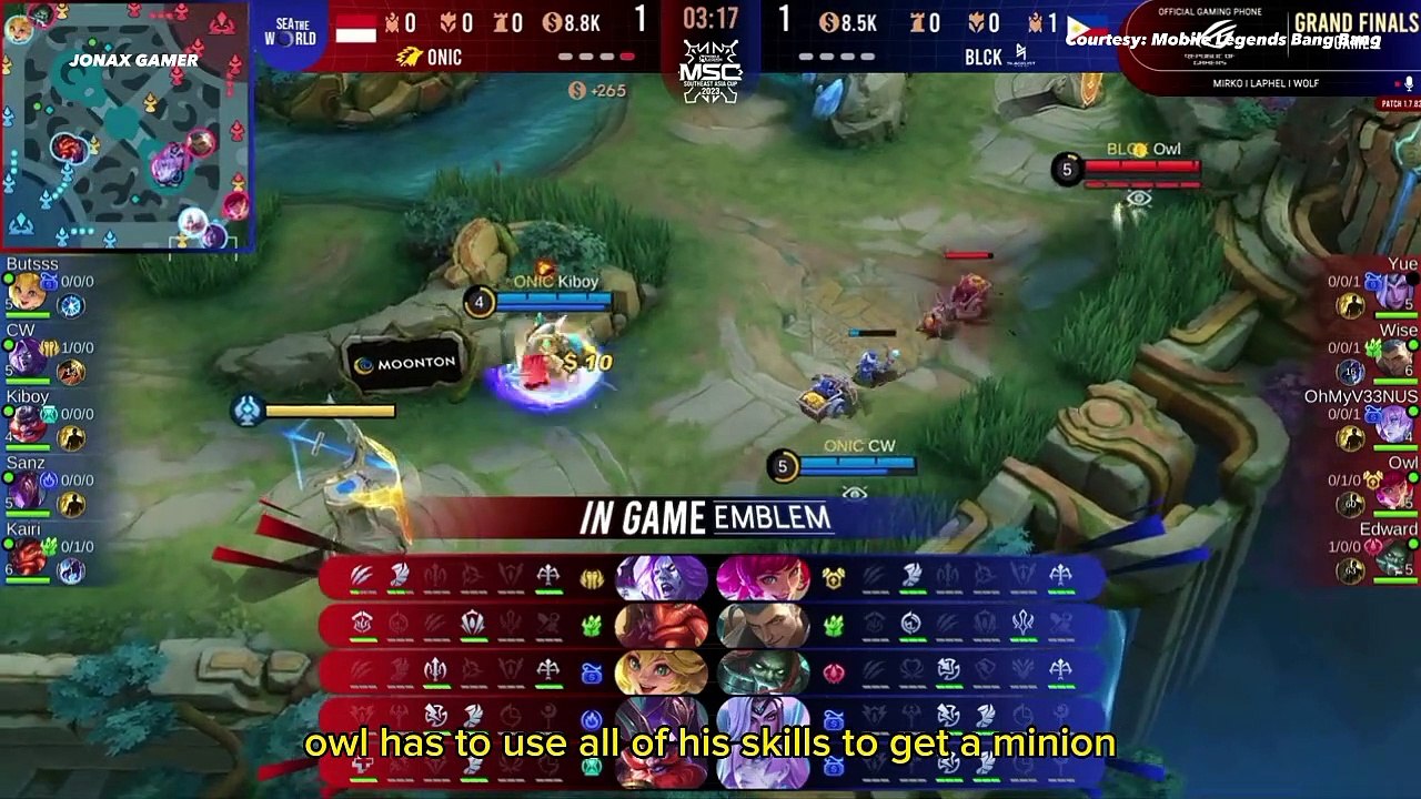 MSC 2023 Grand Final, Blacklist VS Onic - Game 2 | Mobile Legends!