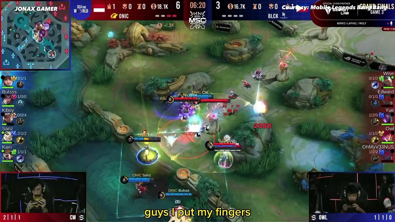 MSC 2023 Grand Final, Blacklist VS Onic - Game 3 | Mobile Legends!