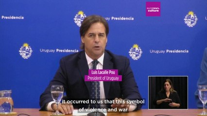 Uruguay to melt bronze Nazi eagle statue to turn it into a peace dove