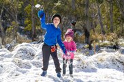 Snow at Square Rock, Corin Forest - The Canberra Times