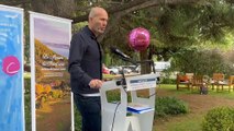Zinedine Zidane ému aux larmes est le nouveau parrain du Point Rose