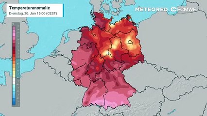 Große Hitze für die aktuelle Jahreszeit!