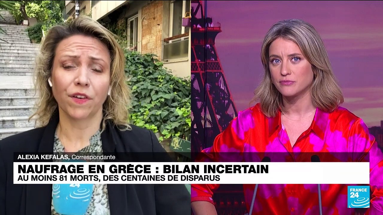 Naufrage en Grèce : au moins 81 morts, des centaines de disparus