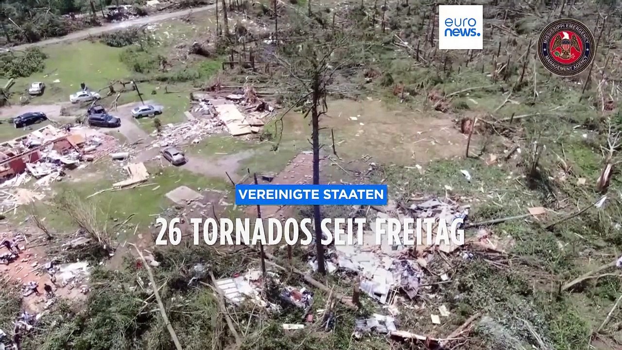 Diesmal Mississippi: 26 Tornados seit Freitag