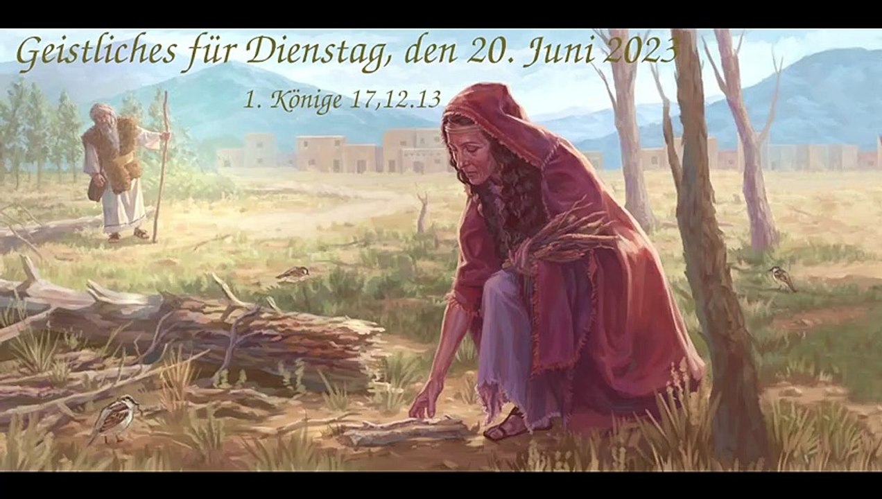Geistliches für Dienstag, den 20. Juni 2023
