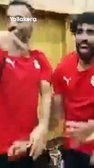 _سطلانة_ وصلت منتخب مصر.. تريزيجيه يشارك لاعبي الأهلي الاحتفالات خلال معسكر الفراعنة