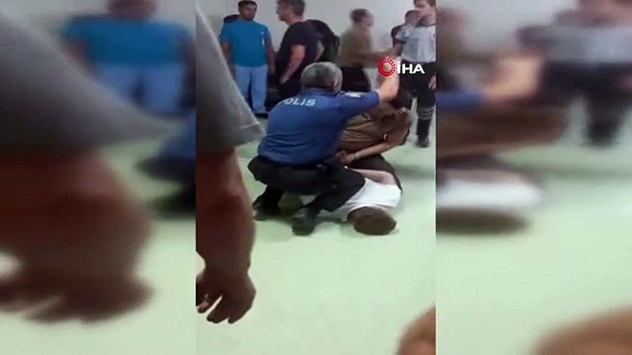 Hastaneyi birbirine katan alkollü şahıs böyle etkisiz hale getirildi