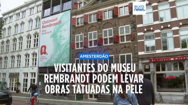 Visitantes do Museu Rembrandt podem tatuar obras do mestre