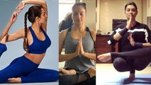 International Yoga Day 2023 : Shilpa Shetty, Sushmita,Malaika,Bipasha 40 Age के बाद ऐसे है Super Fit