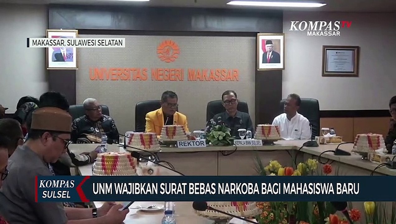 UNM Wajibkan Surat Bebas Narkoba Bagi Mahasiswa Baru