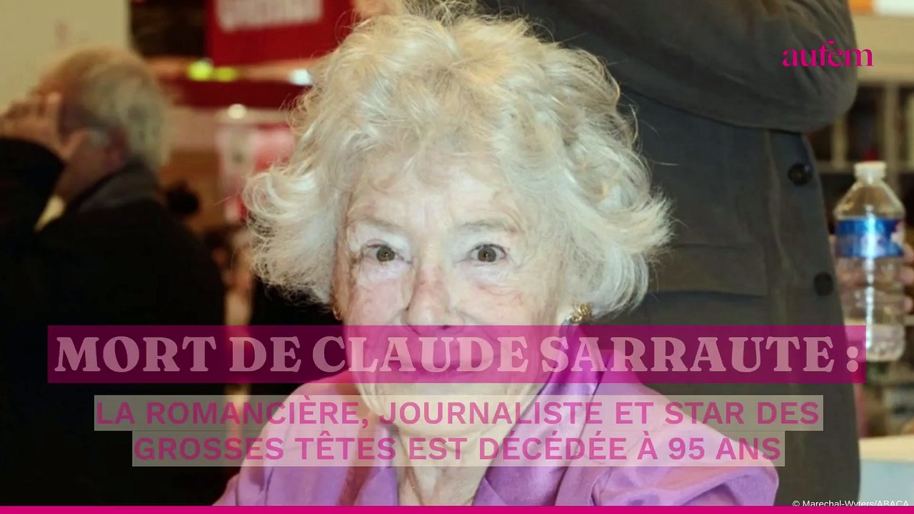 Mort de Claude Sarraute : la romancière, journaliste et star des Grosses têtes est décédée à 95 ans