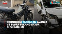 Kronologi Tabrakan Avanza Vs Supra Tukang Sayur di Sukabumi