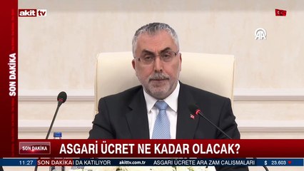 Asgari ücret 11 bin 402 TL oldu