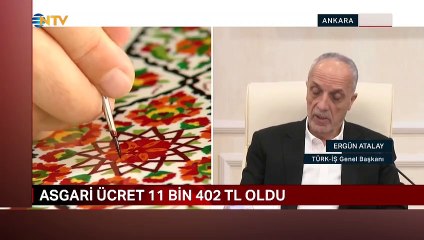 Download Video: İşçi ve işveren taraflarından 11 bin 402 lira olarak açıklanan yeni asgari ücrete ilk yorum