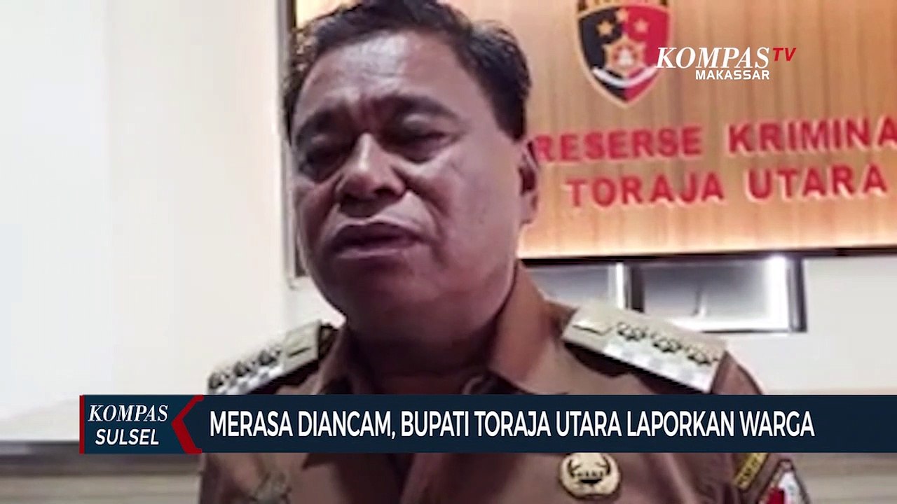 Merasa Diancam, Bupati Toraja Utara Laporkan Warga