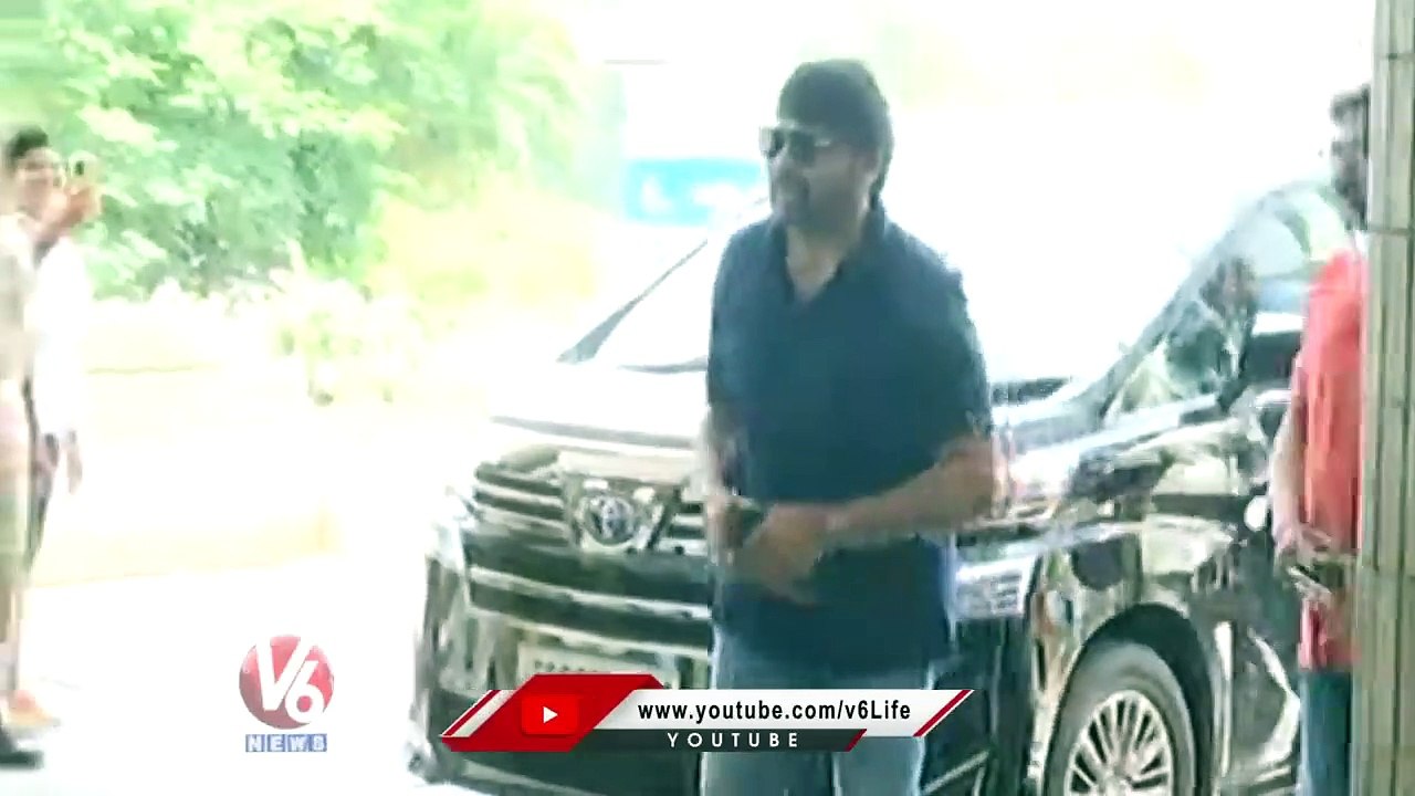 Chiranjeevi Speaks To Media About Ram Charan-Upasana Daughter _ V6 News