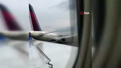 Yolcu uçakları çarpıştı!