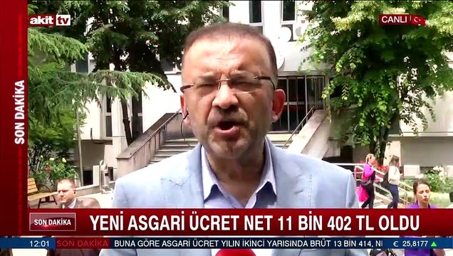 Yeni asgari ücret net 11 bin 402 TL oldu