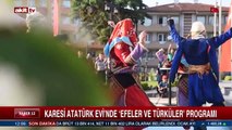 Karesi Atatürk Evi'nde Efeler ve Türküler programı