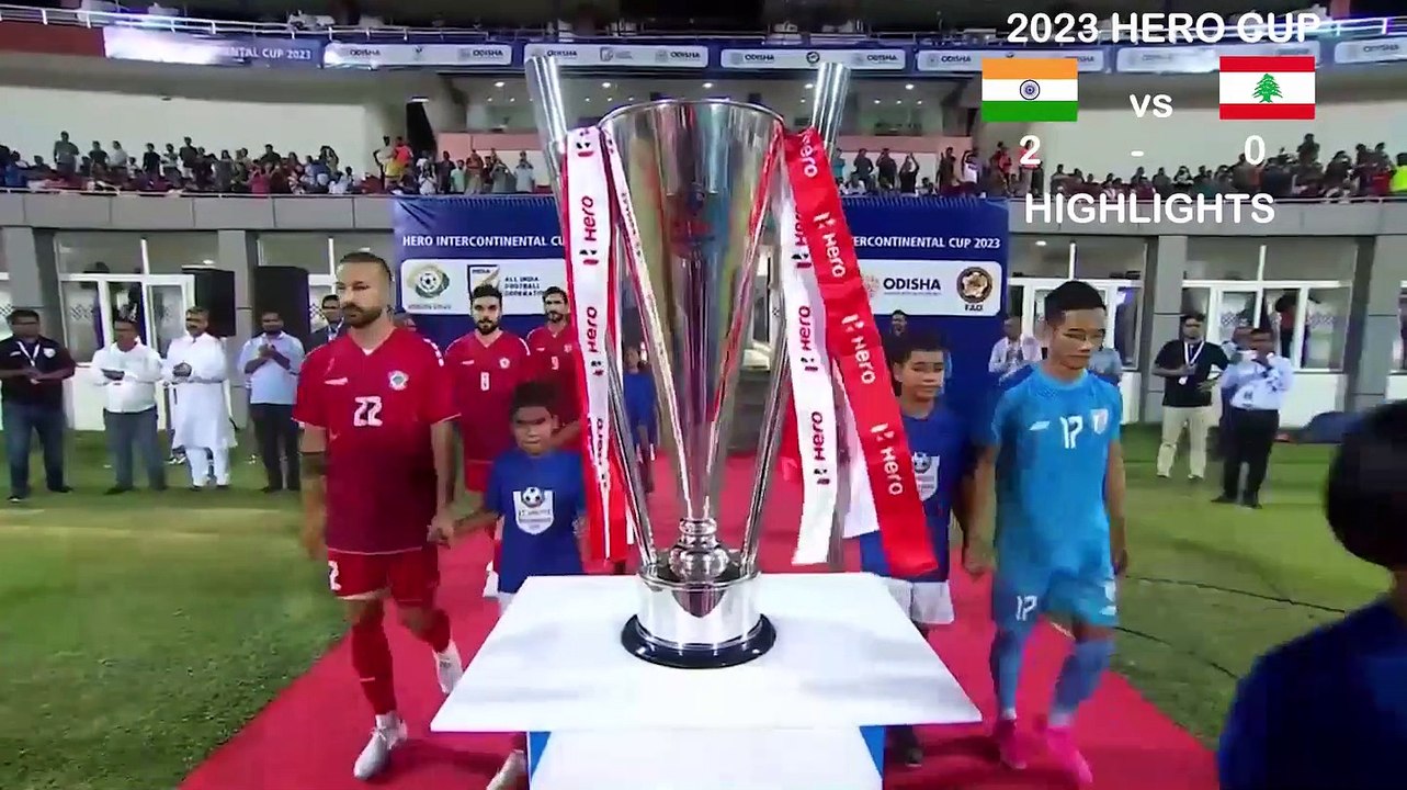 India vs Lebanon | 2-0 | 2023 Hero Intercontinental Cup Final | Full Match Highlights