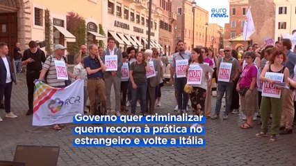 Criminalização da maternidade de substituição gera protestos em Itália