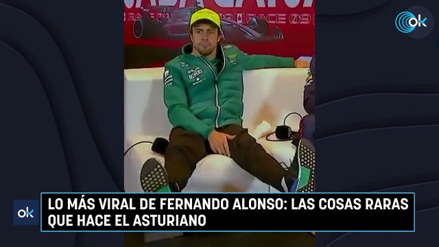 Lo más viral de Fernando Alonso: las cosas raras que hace el asturiano