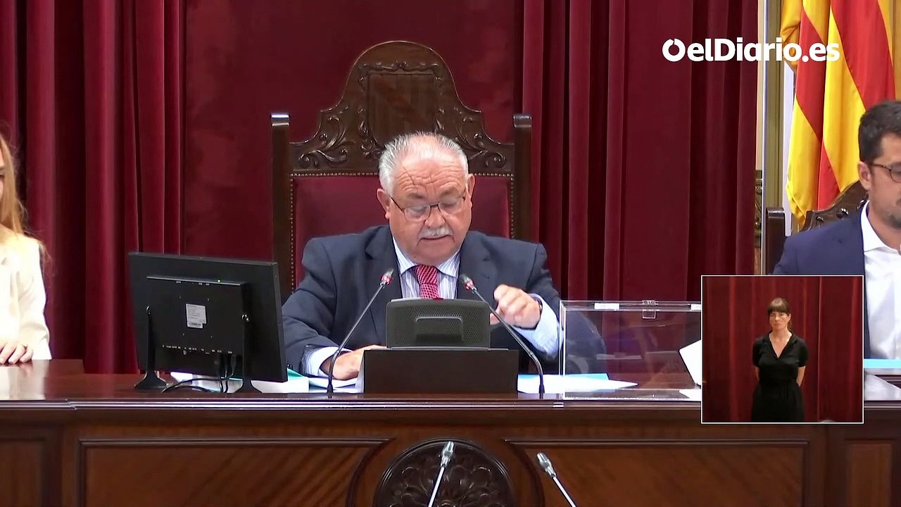 Vox coloca a Gabriel Le Senne como presidente del Parlament balear gracias a su pacto con el PP