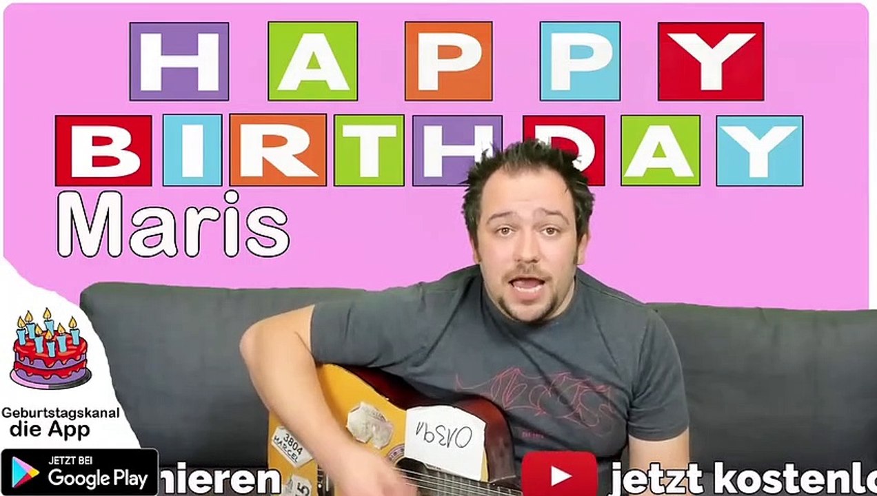 Happy Birthday, Maris! Geburtstagsgrüße an Maris
