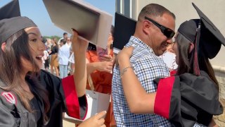 Soldier Dad Stuns Graduating Daughter When He Returns From Deployment