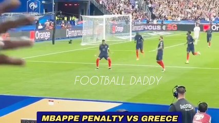 Mbappe Controversial Penalty vs Greece as Mbappe Miss 1st Attempt overruled by VAR Referee Lahoz