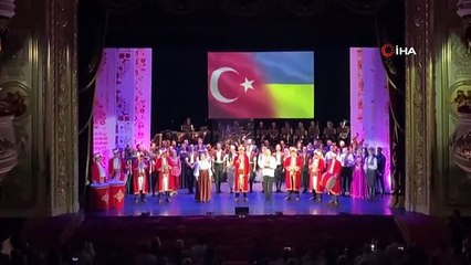 Türkiye ve Ukrayna'nın kültürel değerleri aynı sahnede buluştu