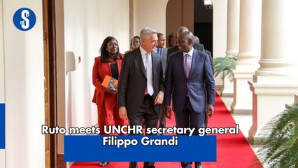 Ruto meets UNCHR secretary general Filippo Grandi