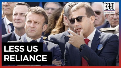 Macron pushes for more independent air defense for Europe