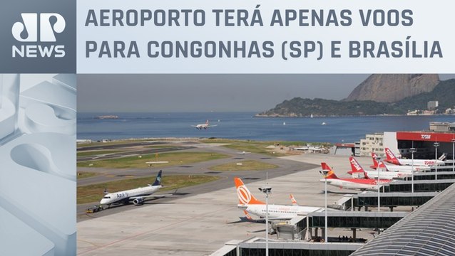 Redução de voos no Santos Dumont entrará em vigor em outubro, diz ministro