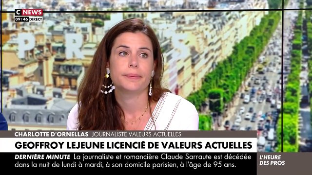 Je ne pourrai pas rester : Emue aux larmes, Charlotte d'Ornellas annonce son départ de Valeurs actuelles