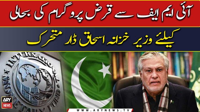 Finance Minister Ishaq Dar active to revive IMF Loan Program