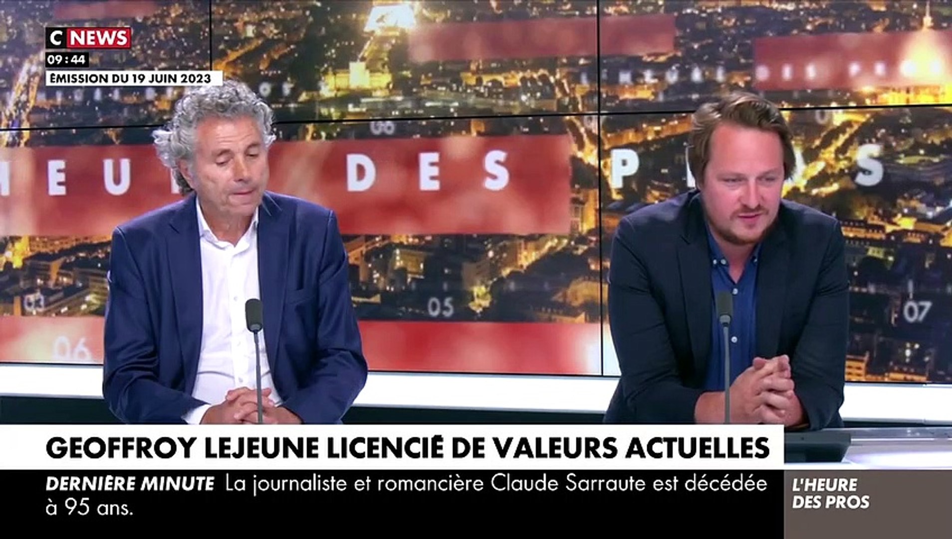 Journalistes Cnews Demission Charlotte d'Ornellas, chroniqueuse de Pascal Praud, annonce sa démission en  plein direct dans L'heure des pros sur CNews - Vidéo Dailymotion
