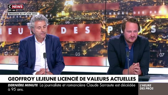 Charlotte d'Ornellas, chroniqueuse de Pascal Praud, annonce sa démission en plein direct dans L'heure des pros sur CNews
