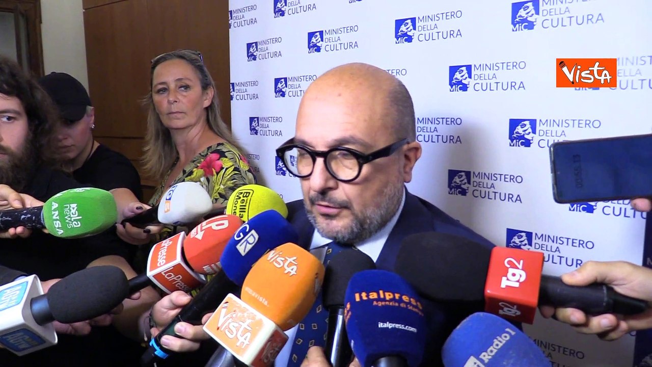 Sangiuliano: "Rincaro di 1 euro su biglietti musei italiani per raccolta fondi per Emilia-Romagna"