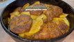 Greek Oven Baked Lemon Pork Chops / Μπριζόλες Χοιρινές Λεμονάτες Με Πατάτες Στο Φούρνο