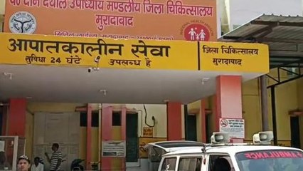 मुरादाबाद: तेज रफ्तार ट्रक ने ली बाइक सवार कर्मी की जान, हाइवे पर मची चीख पुकार