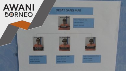 Geng Mar dan Debu tumpas, polis Kuching selesai lebih 14 kes