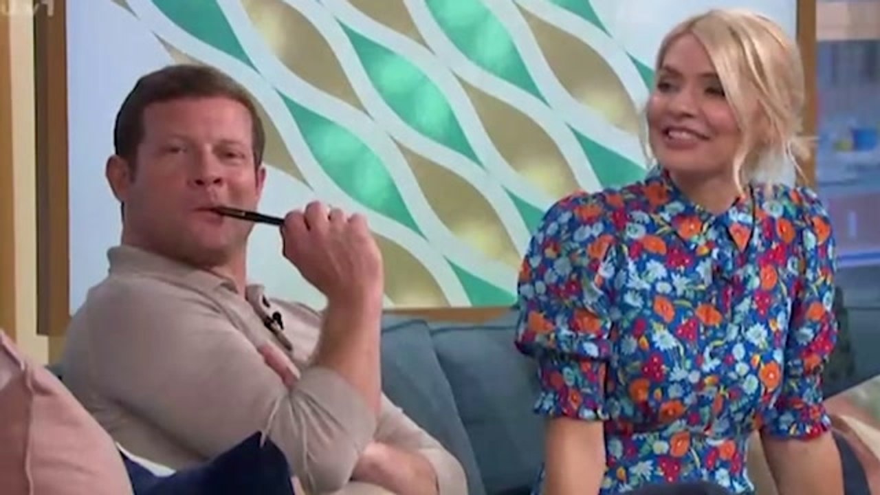 Holly Willoughby and Dermot O'Leary squirm as chef Gino D'campo asks if there is 'any news'