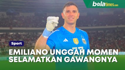 Emiliano Martinez Unggah Momen Selamatkan Gawangnya dari Lemparan Maut Pratama Arhan, Netizen: Panik Gak?