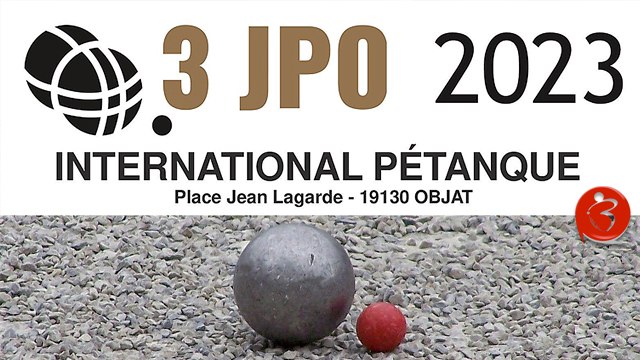 WebTV Objat : International à pétanque triplette senior open - Août 2023