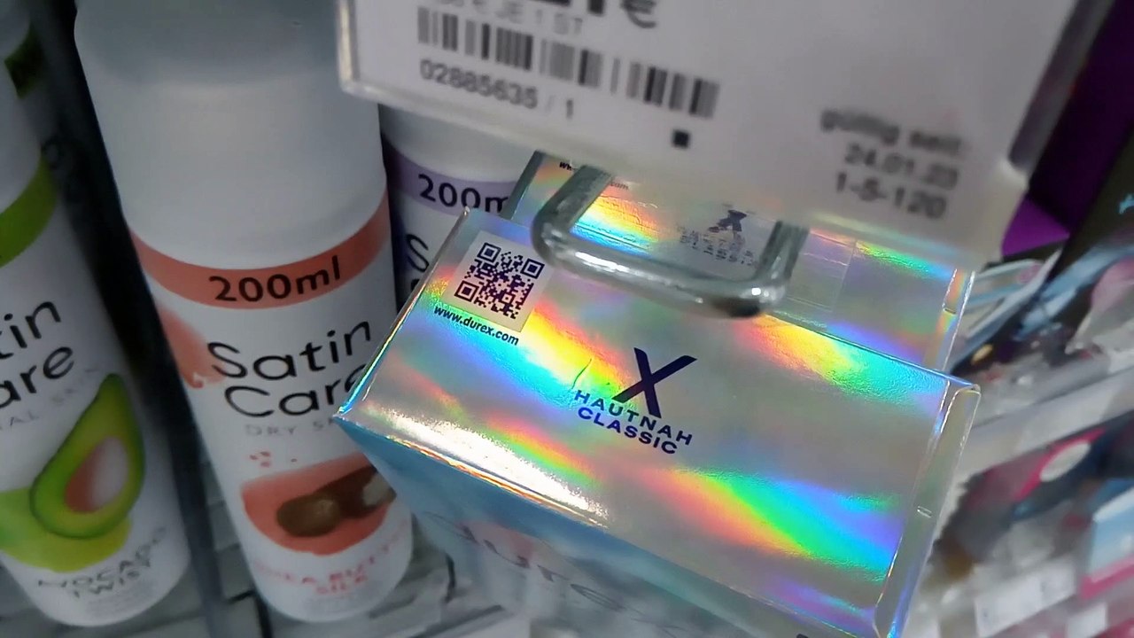 3D-Farb-Reflektion an Verpackung