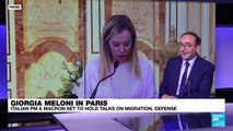 Giorgia Meloni in Paris: Talks between Italian PM and Macron on migration, defense
