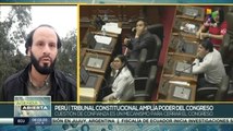 Perú: Tribunal Constitucional amplía poder del Congreso