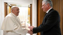 Rechazo a reunión entre el papa Francisco y el líder del régimen cubano, Miguel Díaz-Canel