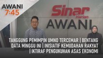 AWANI 7:45 [20/06/2023] - Tanggung pemimpin UMNO tercemar | Bentang data minggu ini | Inisiatif kemudahan rakyat | Iktiraf pengukuhan asas ekonomi